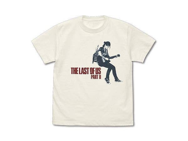 The Last of Us Part II:エリーとギター Tシャツ/VANILLAWHITE-L