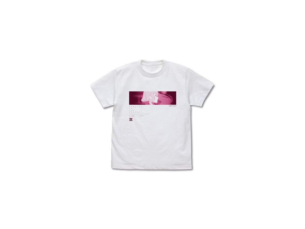 ダーリン・イン・ザ・フランキス: ゼロツーTシャツ ED Ver./WHITE-L