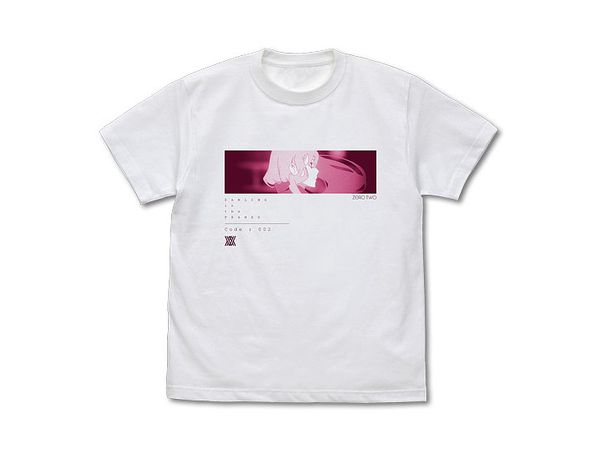 ダーリン・イン・ザ・フランキス: ゼロツーTシャツ ED Ver./WHITE-XL