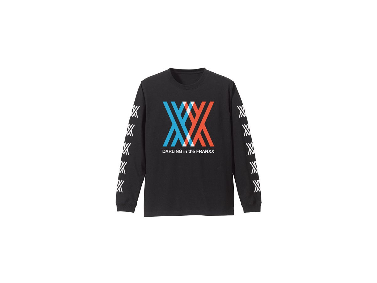 ダーリン・イン・ザ・フランキス: 袖リブロングスリーブTシャツ/BLACK-L