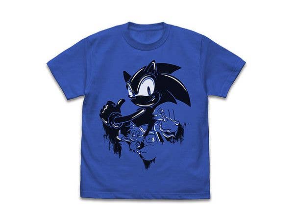 ソニック ウォールペイント Tシャツ / ROYAL BLUE-L