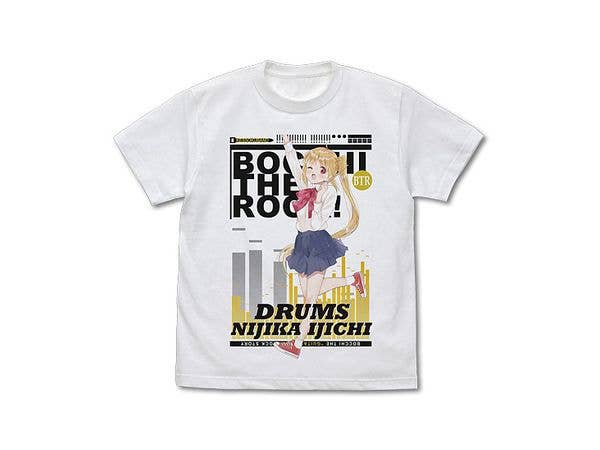 ぼっち・ざ・ろっく! 伊地知虹夏 フルカラーTシャツ White XL