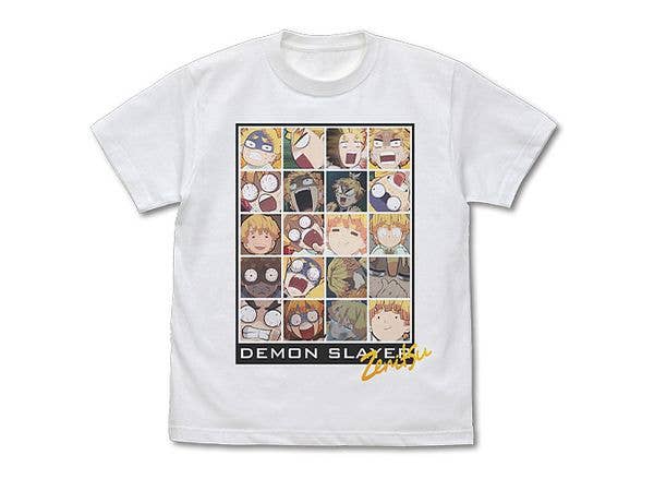 鬼滅の刃: 我妻善逸 フルカラーＴシャツ White S