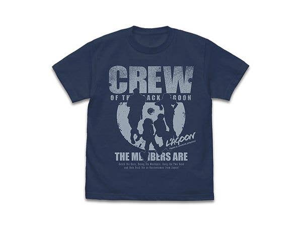 ブラック・ラグーン: ラグーン商会 シルエットTシャツ Slate M