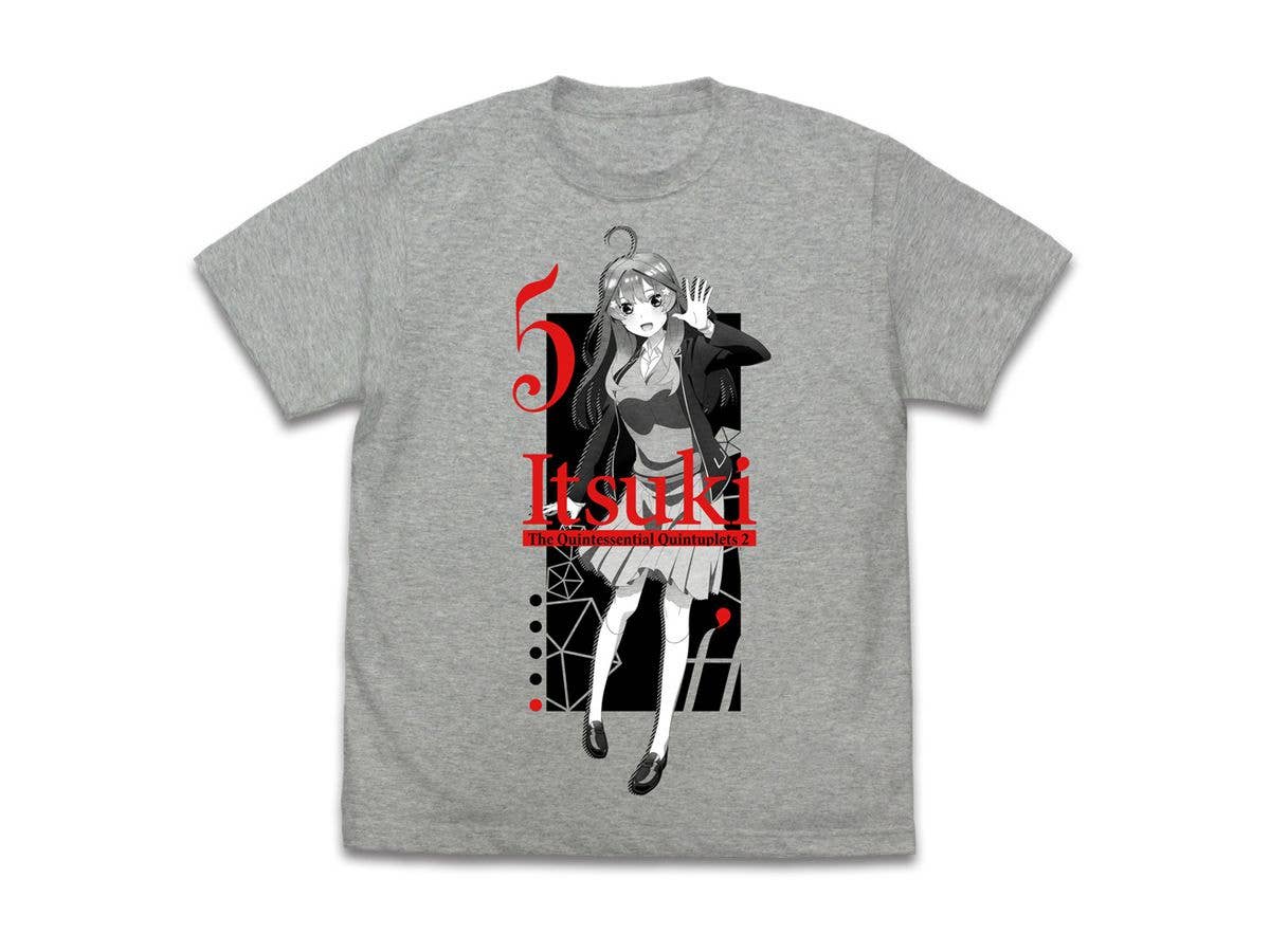 五等分の花嫁: 中野五月 Tシャツ Mix Gray L