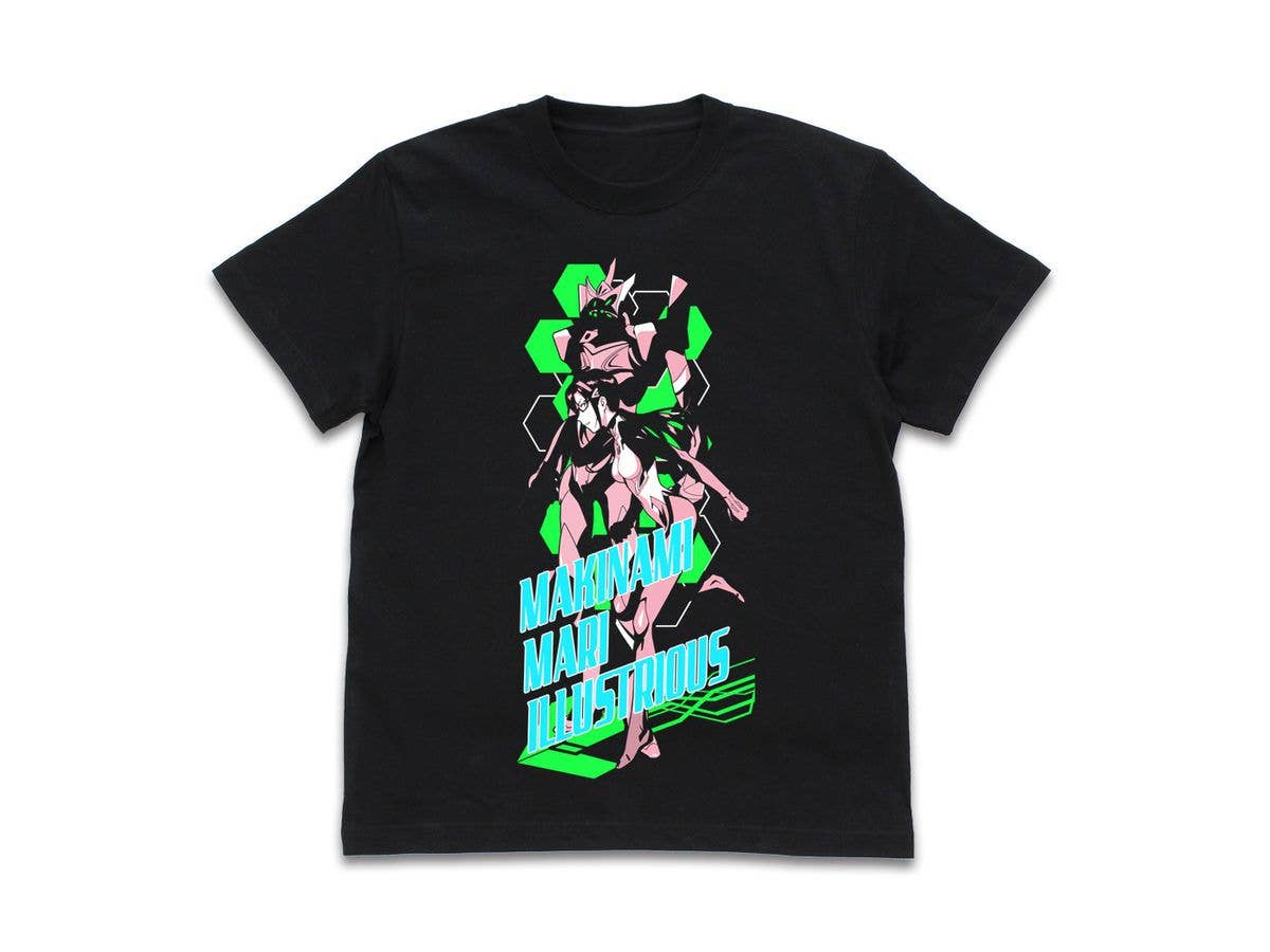 EVANGELION: マリ & 8号機 Tシャツ Black L