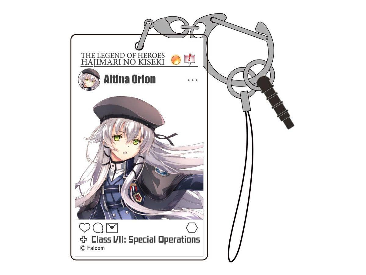 英雄伝説 創の軌跡: アルティナ・オライオン SNS風アクリルキーホルダー