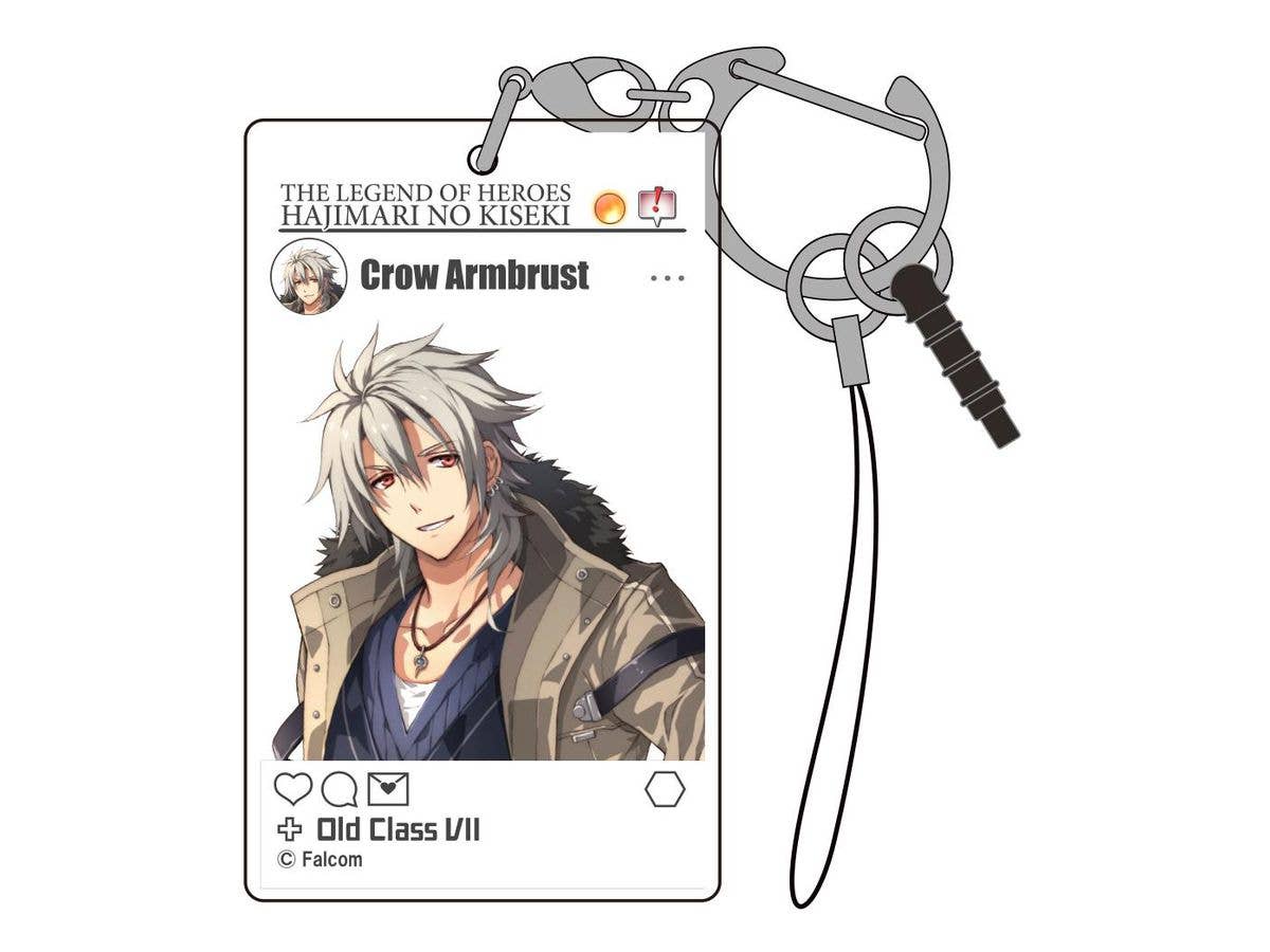 英雄伝説 創の軌跡: クロウ・アームブラスト SNS風アクリルキーホルダー