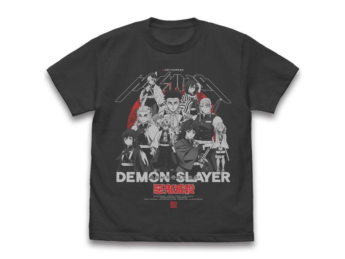 アニメ 鬼滅の刃: 9人の｢柱｣Tシャツ / SUMI-L