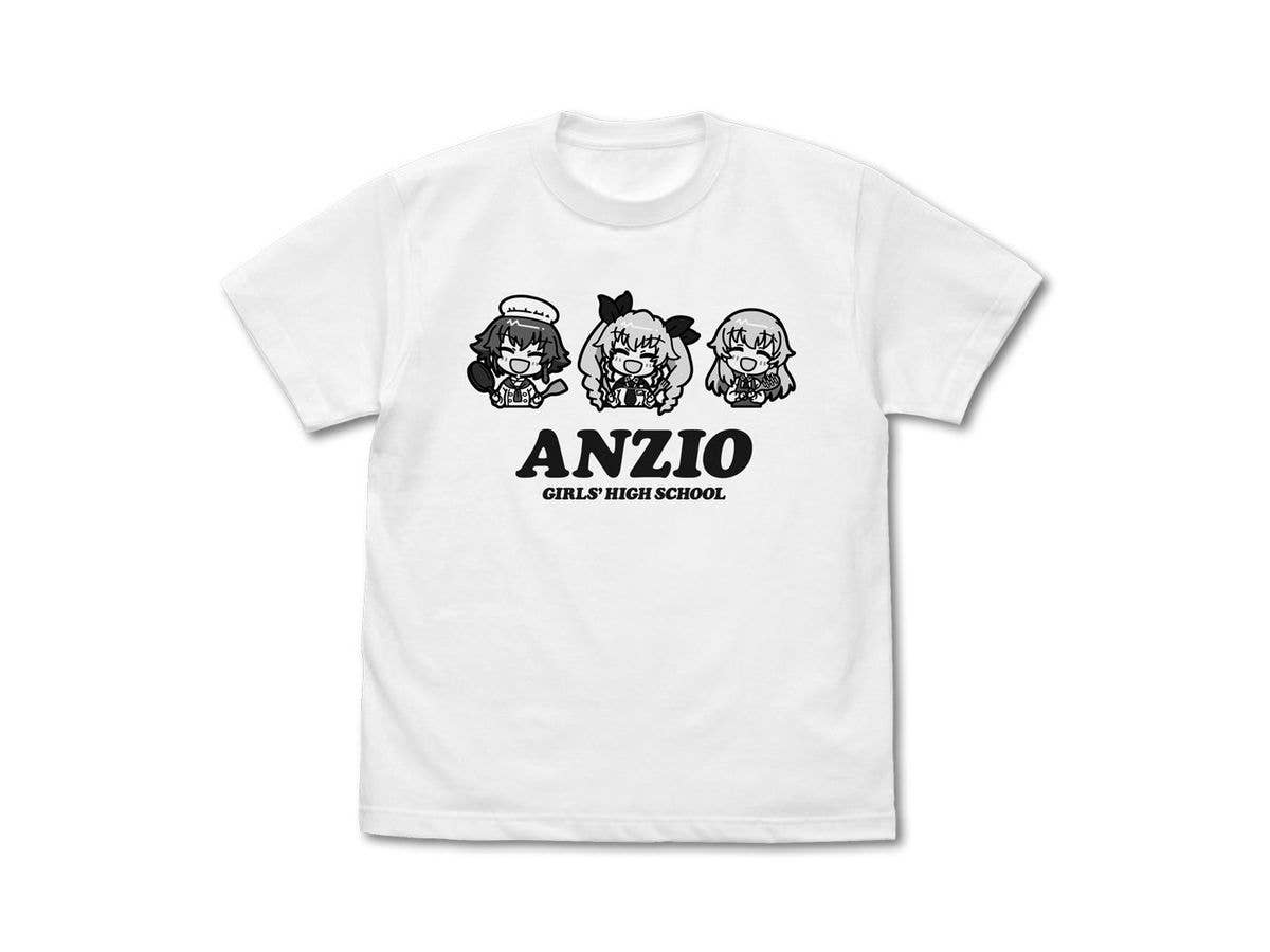 ガールズ＆パンツァー 最終章: アンツィオ高校 Tシャツ White M