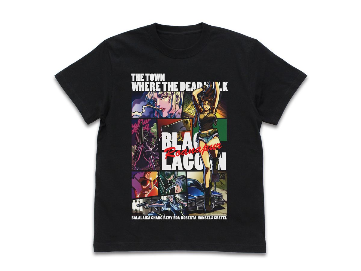 Black Lagoon フルカラーTシャツ Black M