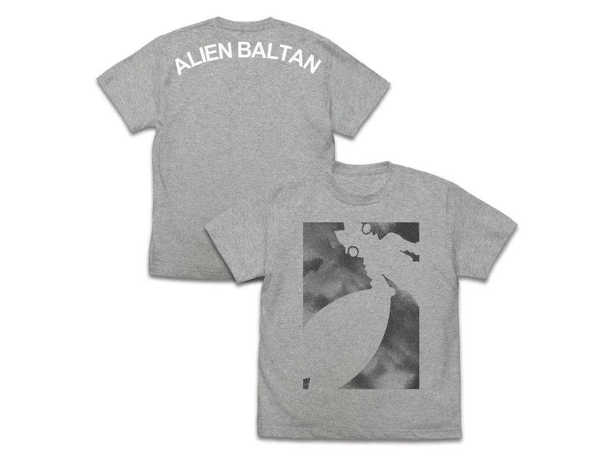 ウルトラマン: バルタン星人シルエット Tシャツ Mix Gray XL