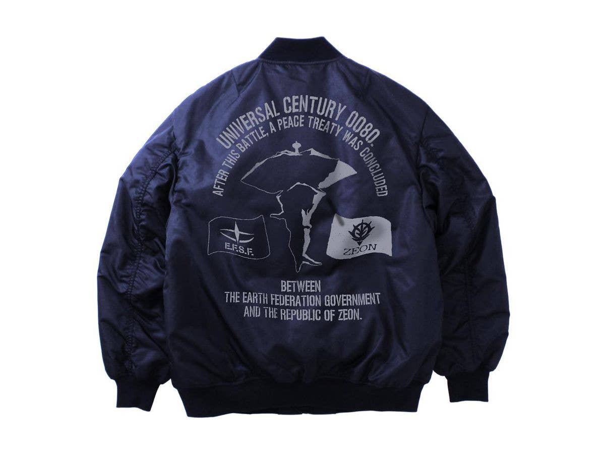 機動戦士ガンダム: ア・バオア・クー MA-1ジャケット Navy L
