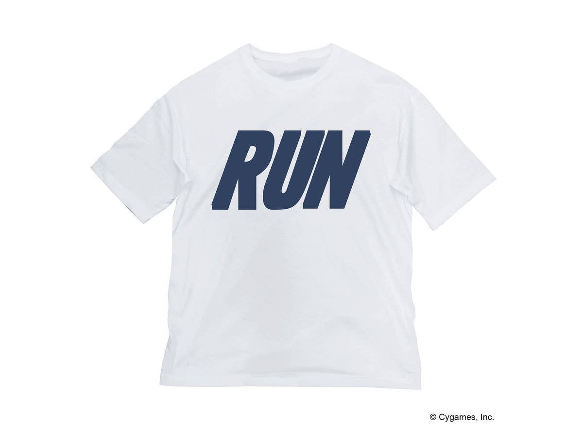 ウマ娘 プリティーダービー: ウイニングチケットデザイン ビッグシルエットTシャツ WHITE XL