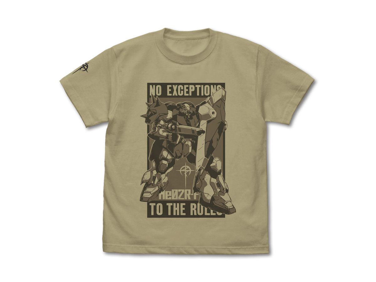 機動戦士ガンダム 閃光のハサウェイ: メッサーF01型 Tシャツ / SAND KHAKI-XL