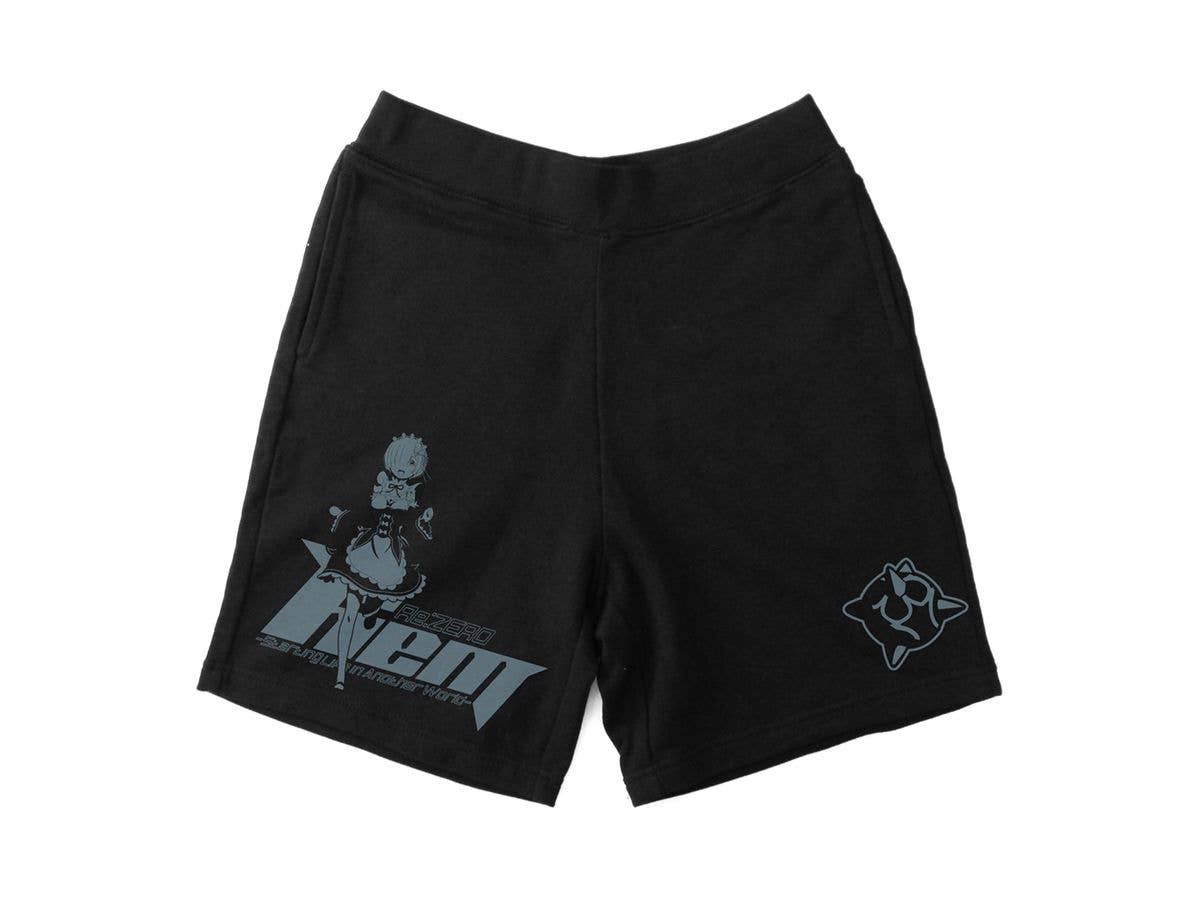 Re:ゼロから始める異世界生活: レム スウェットハーフパンツ BLACK L