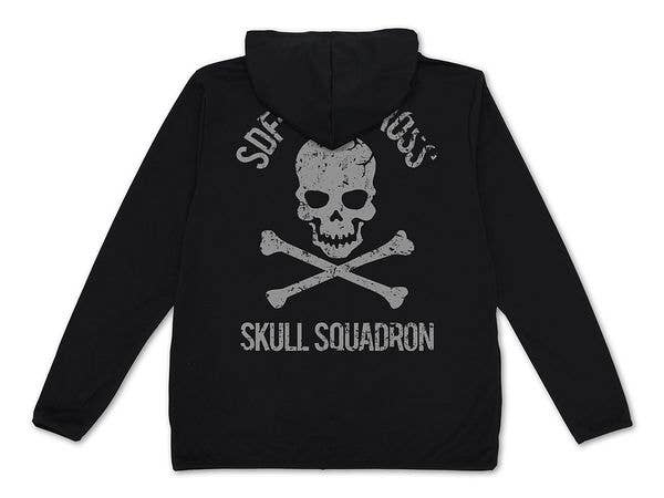超時空要塞マクロス: ロイ・フォッカー 薄手ドライパーカー/BLACK-XL