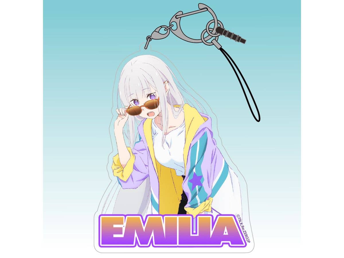 Re:ゼロから始める異世界生活: エミリア デザインアクリルマルチキーホルダー