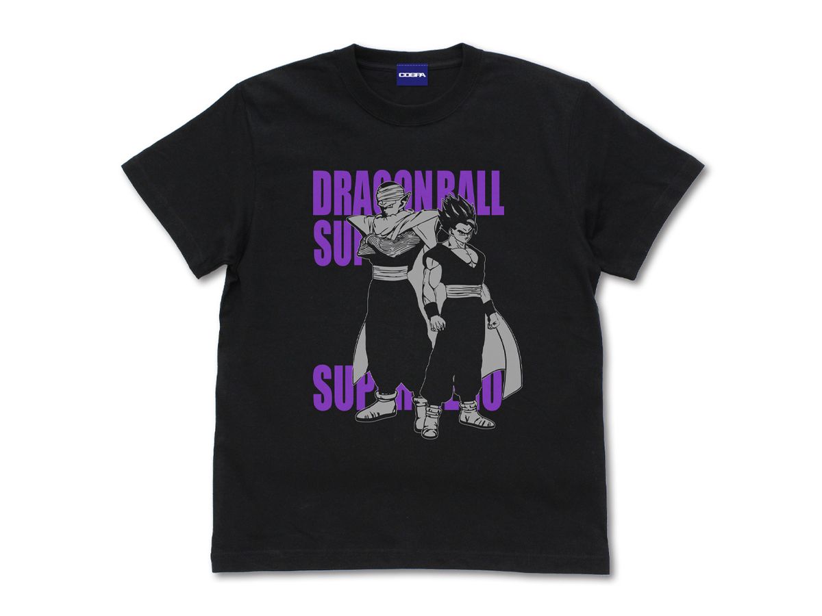 ドラゴンボール超 スーパーヒーロー: スーパーヒーロー 悟飯 & ピッコロ Tシャツ / BLACK-L