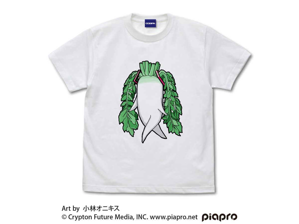 初音 (根) ミク Tシャツ 小林オニキス Ver. / WHITE-L