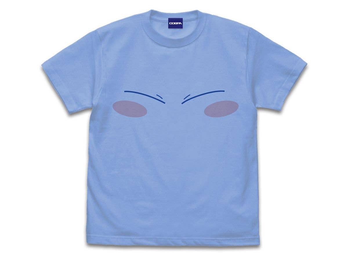 転生したらスライムだった件: リムル様フェイス Tシャツ / SAX-L