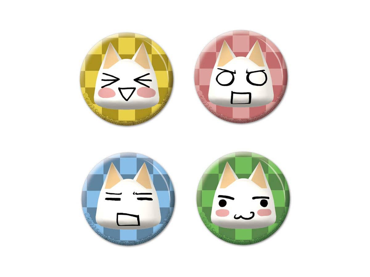 どこでもいっしょ トロ フェイス 缶バッジ4個セット