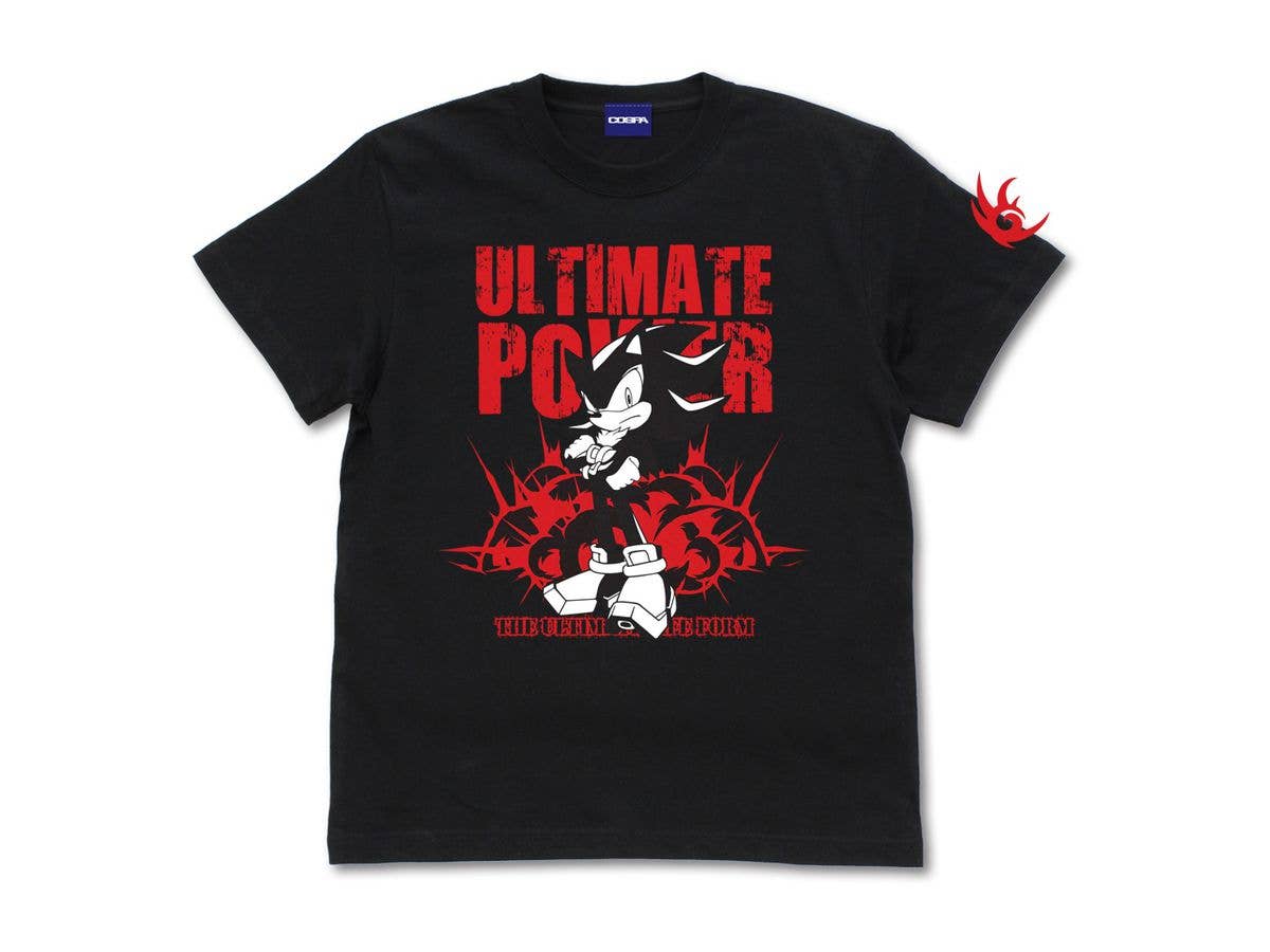 シャドウ・ザ・ヘッジホッグ Tシャツ BLACK M