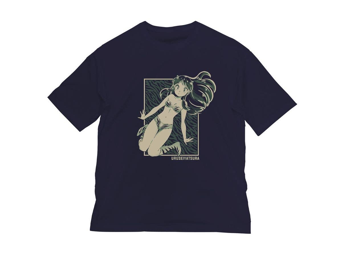 TVアニメ うる星やつら: ラム ビッグシルエットTシャツ / NAVY-XL
