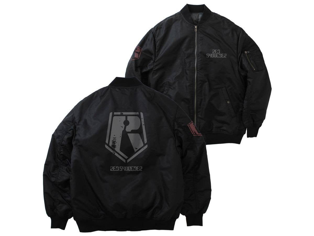 装甲騎兵ボトムズ: レッドショルダー MA 1ジャケット BLACK M