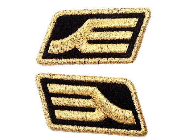 機動戦士ガンダム: ジオン軍階級章ワッペン / BLACK