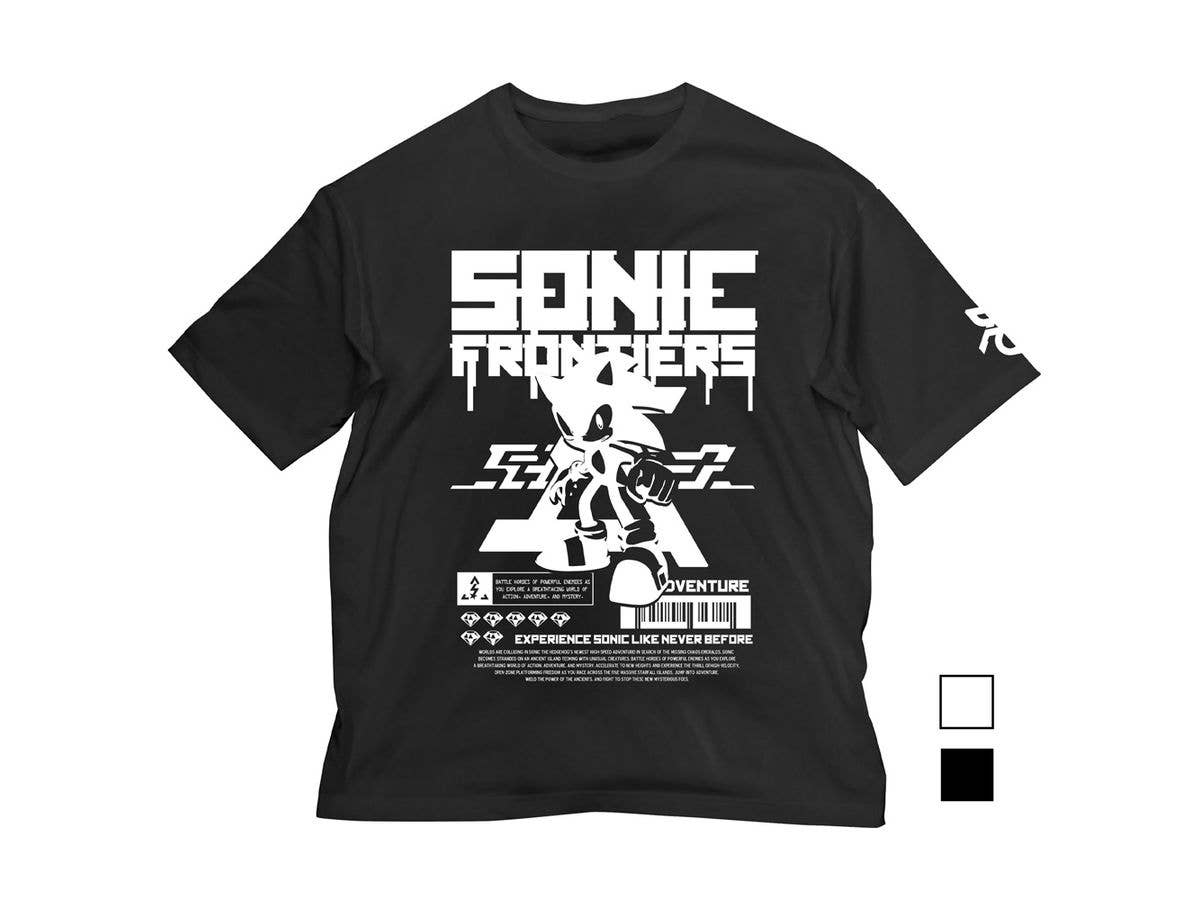 ソニックフロンティア ビッグシルエットTシャツ BLACK L