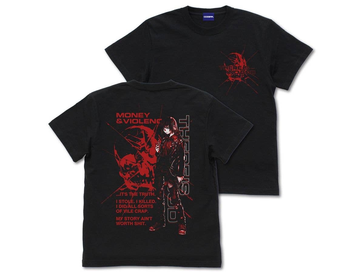 ブラック・ラグーン: レヴィ Tシャツ 少女期Ver. BLACK L