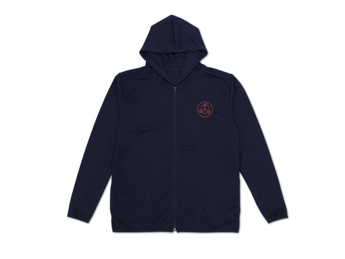 NARUTO: 写輪眼 薄手ドライパーカー NAVY L