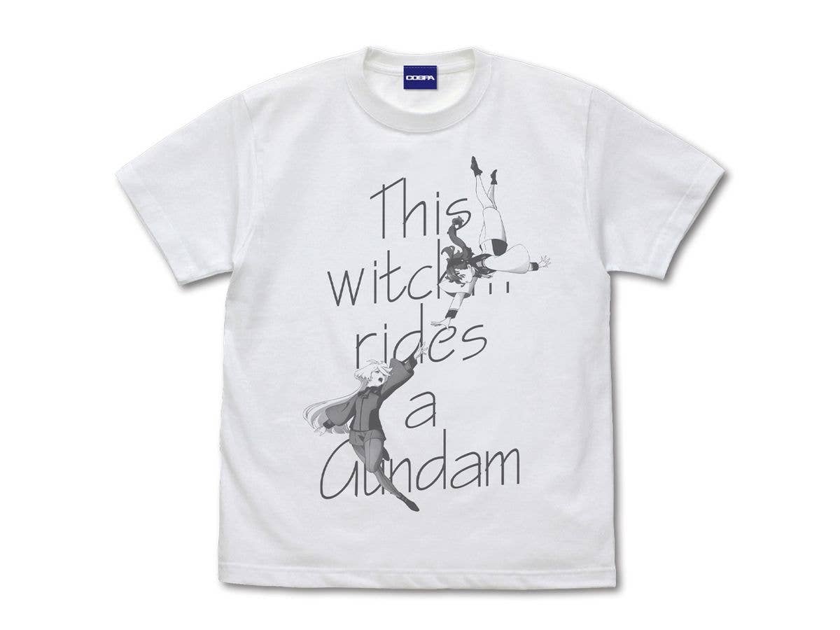機動戦士ガンダム 水星の魔女: スレッタ & ミオリネ Tシャツ WHITE S