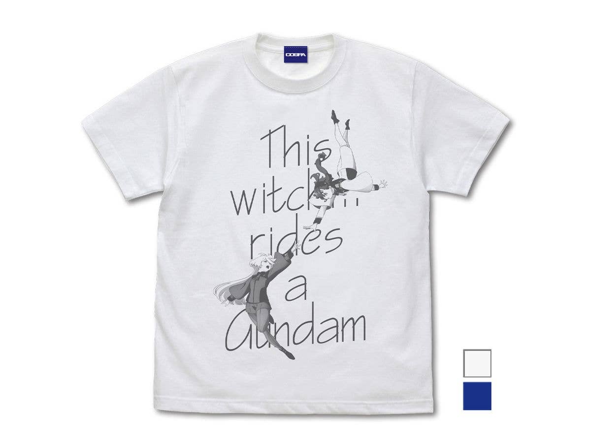 機動戦士ガンダム 水星の魔女: スレッタ & ミオリネ Tシャツ WHITE L