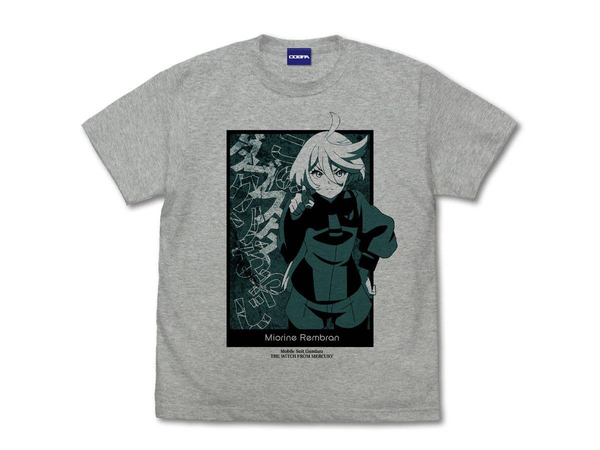 機動戦士ガンダム 水星の魔女: ミオリネ このダブスタクソおやじ Tシャツ / MIX GRAY-M
