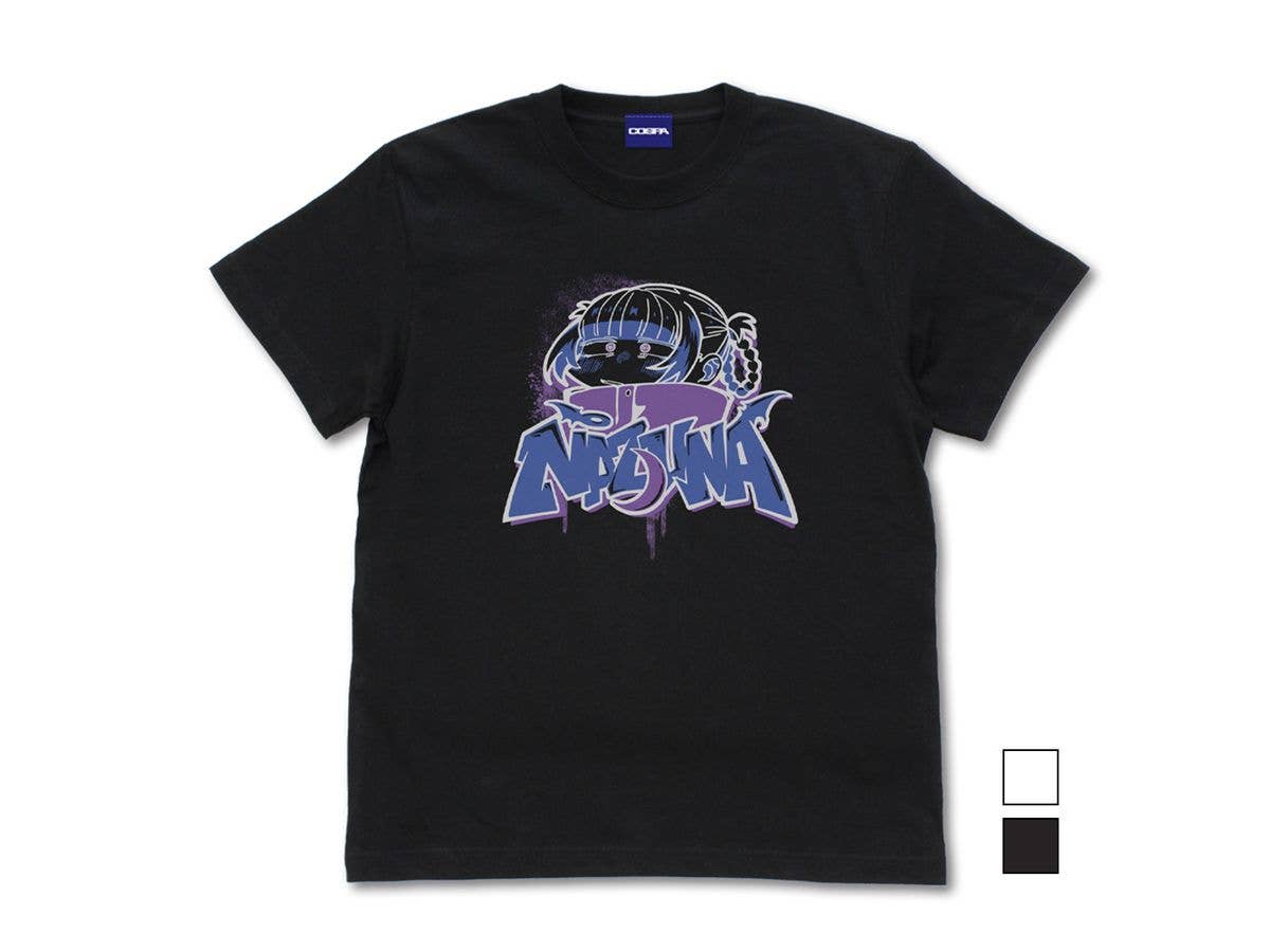 よふかしのうた: ナズナ ペイントアート Tシャツ/BLACK-M