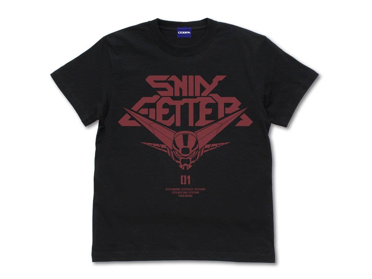 真(チェンジ!!)ゲッターロボ 世界最後の日: 真ゲッター1アイコン Tシャツ BLACK XL