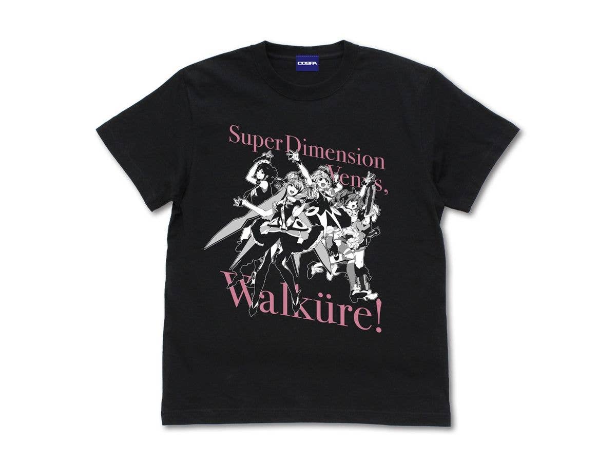 マクロスデルタ:  ワルキューレ Tシャツ BLACK M