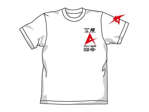 機動戦士ガンダム 逆襲のシャア: ν (ニュー)ガンダムTシャツ / WHITE-XL