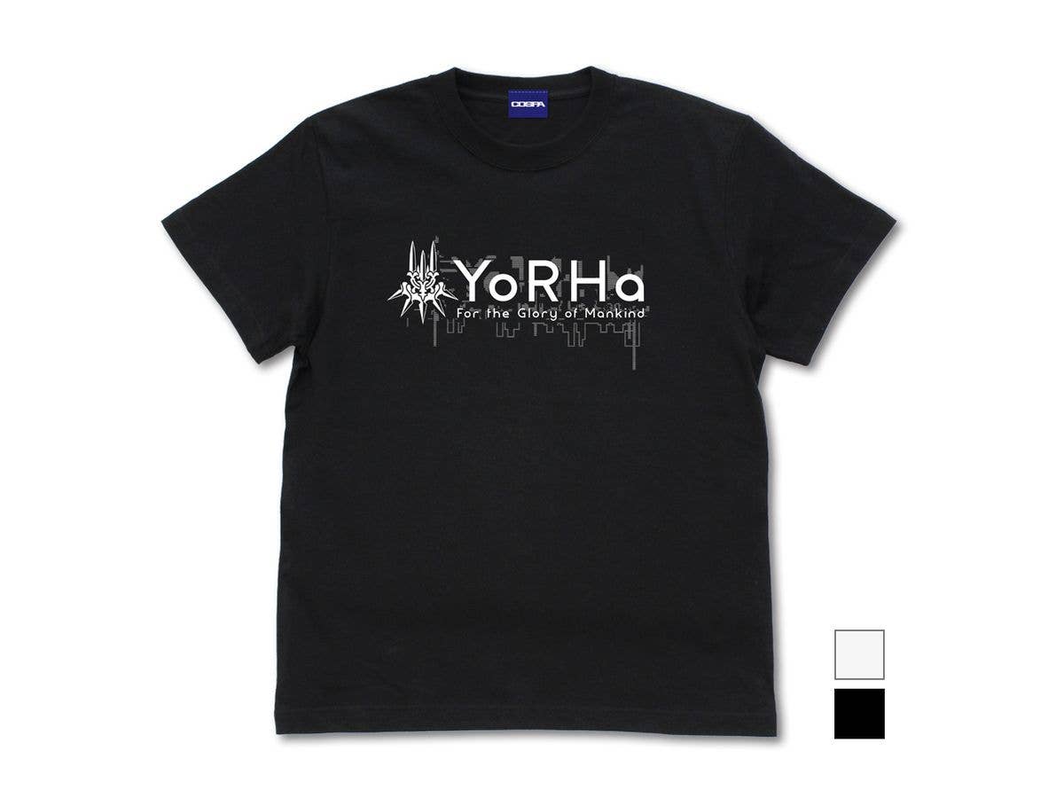NieR:Automata Ver1.1a: ヨルハ部隊 Tシャツ / BLACK-L