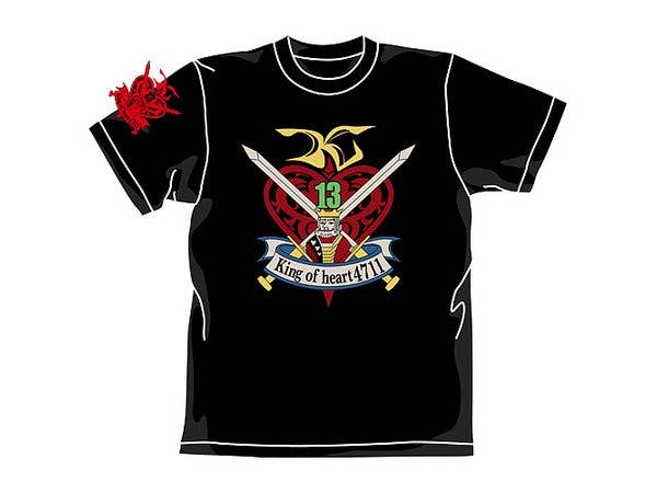 機動武闘伝Gガンダム: キングオブハートTシャツ / BLACK-XL