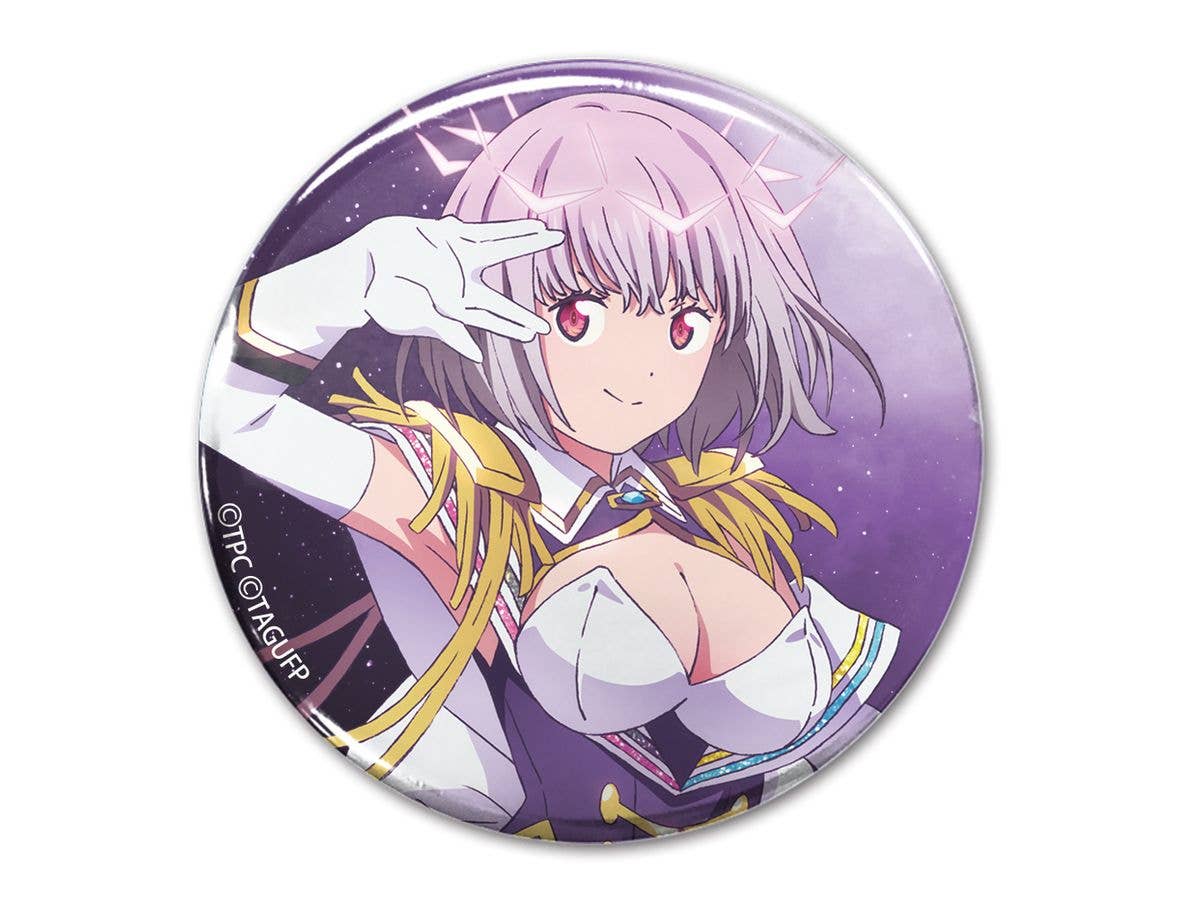 グリッドマン ユニバース: 描き下ろし 新条アカネ (ニューオーダー) 65mm缶バッジ