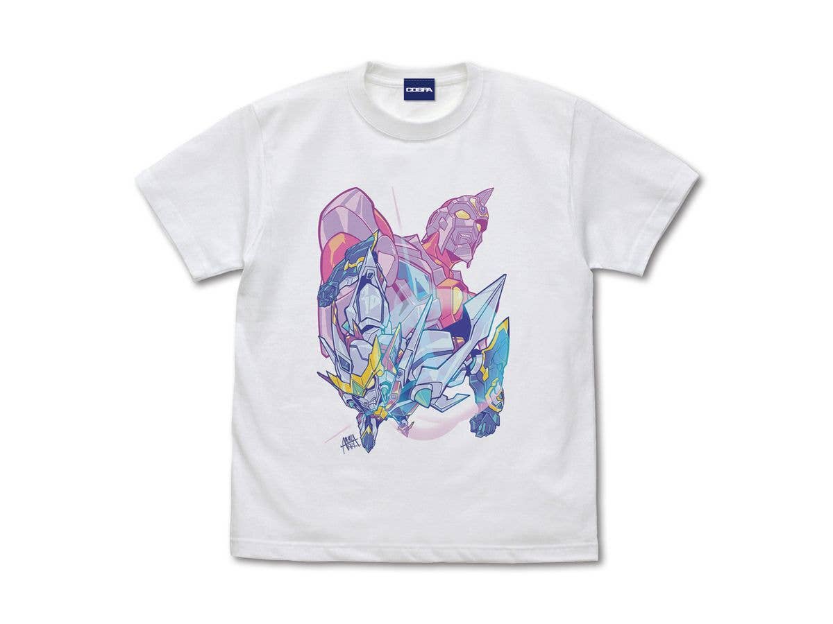 グリッドマン ユニバース 雨宮哲描き下ろしフルカラーTシャツ WHITE XL