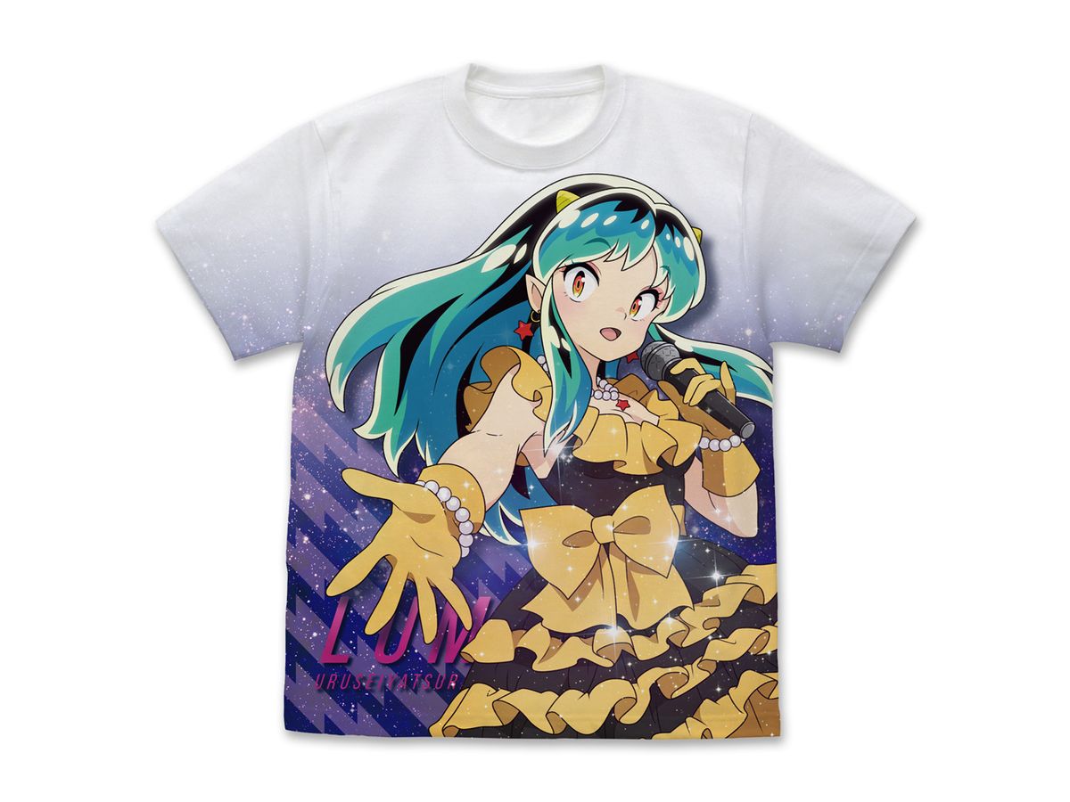 TVアニメ うる星やつら: 描き下ろし ラム フルグラフィックTシャツ アイドルVer. / M