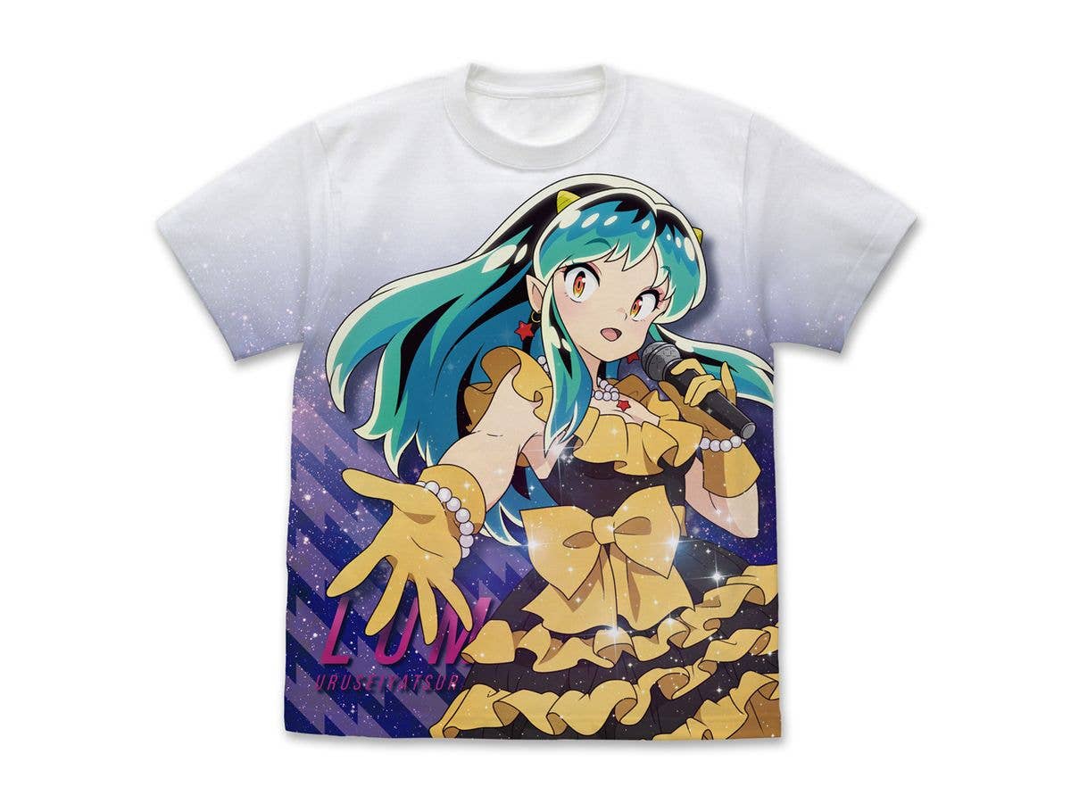 TVアニメ うる星やつら: 描き下ろし ラム フルグラフィックTシャツ アイドルVer. / L