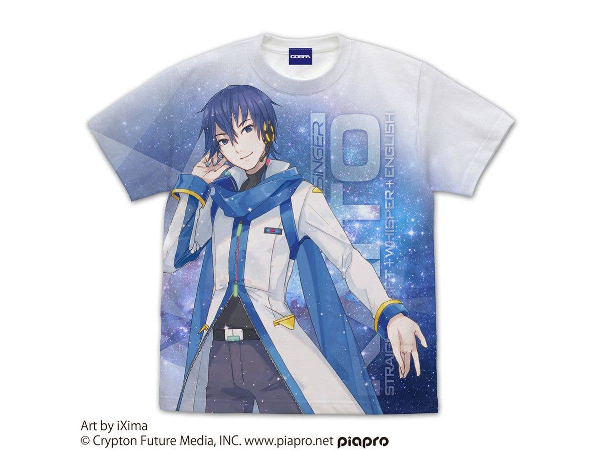 MK15th project: KAITO フルグラフィックTシャツ WHITE XL