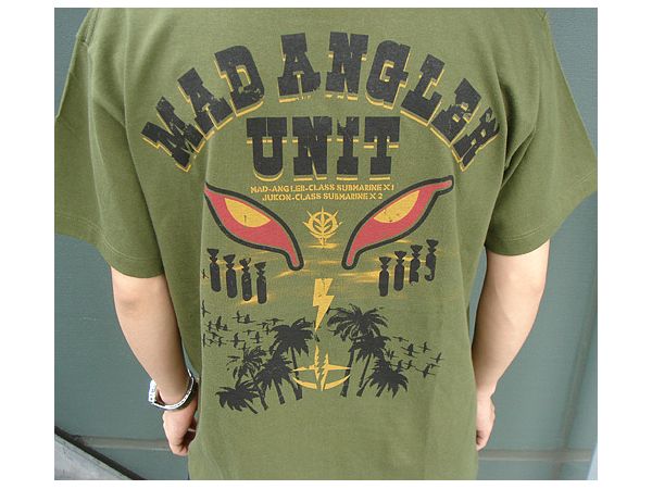 機動戦士ガンダム: マッドアングラー隊Tシャツ / MOSS-XL