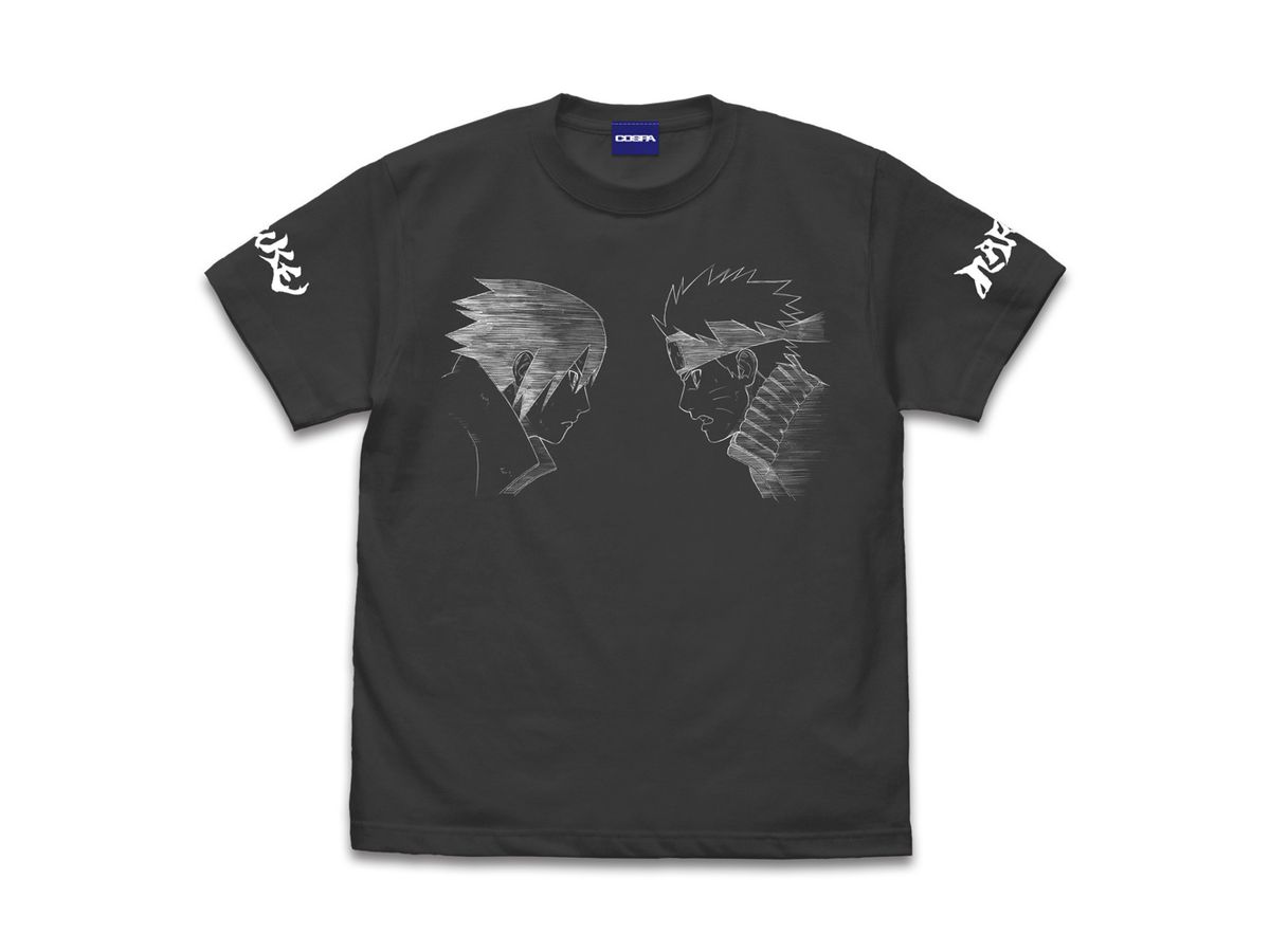 NARUTO 疾風伝: ナルト & サスケ Tシャツ SUMI XL