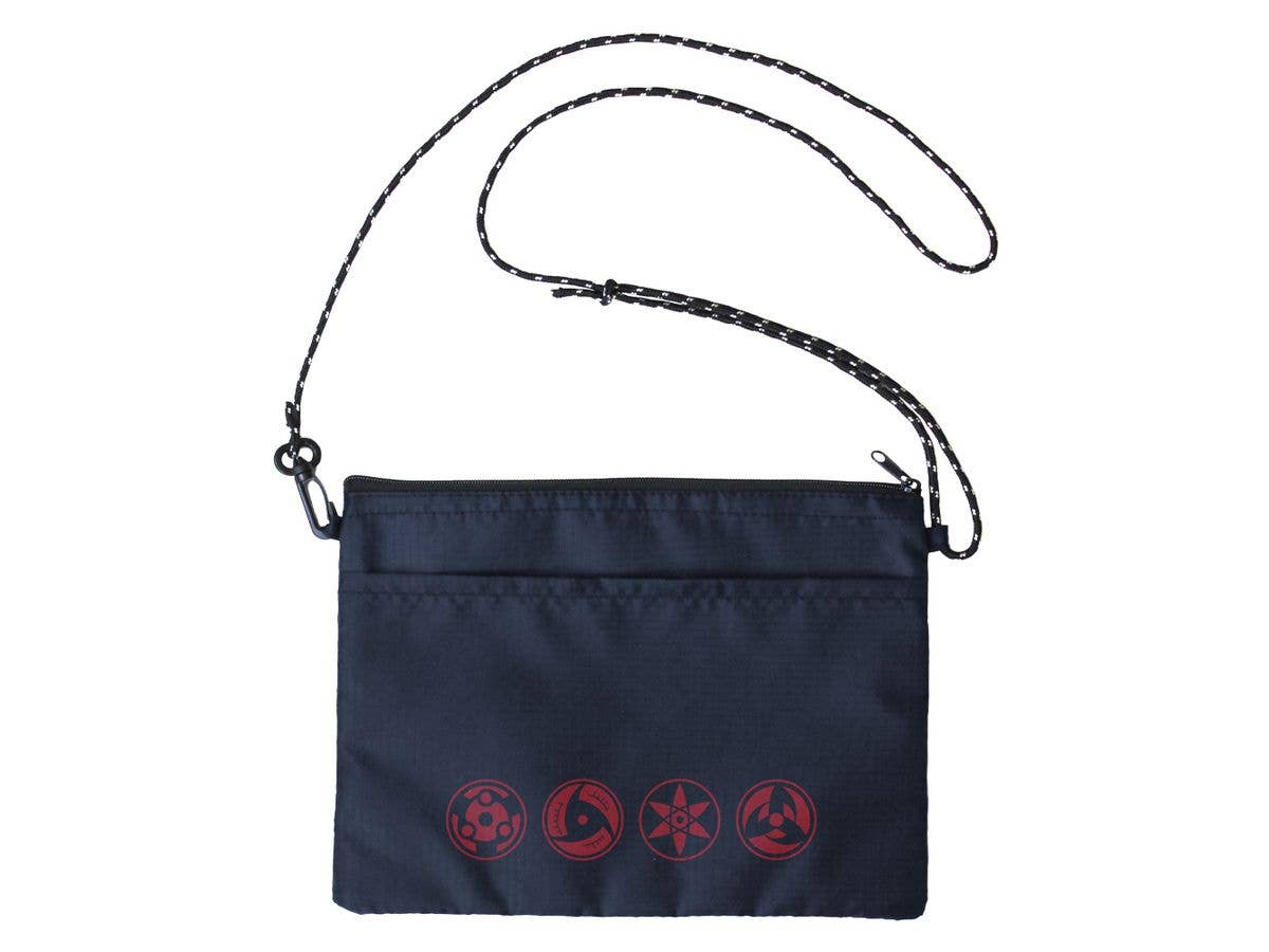 NARUTO 疾風伝: 写輪眼 テントクロスサコッシュ NAVY